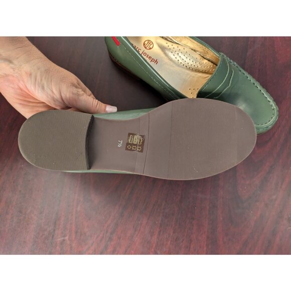Marc Joseph East Village Loafer Women's Size 7.5 Brazil ATLANTIC BLUE Patent EUC - Picture 11 of 16